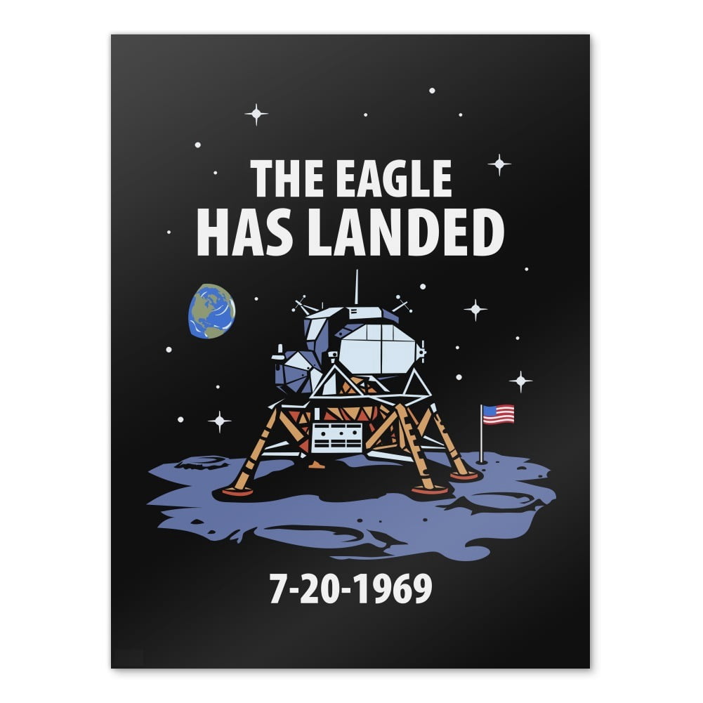 NASA Apollo 11 The Eagle Has Landed Moon Landing Home Business Office ...