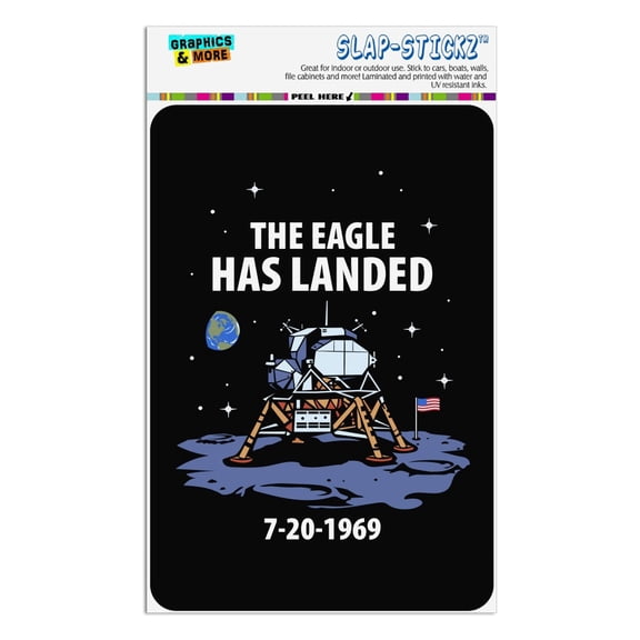 NASA Apollo 11 The Eagle Has Landed Moon Landing Home Business Office Sign