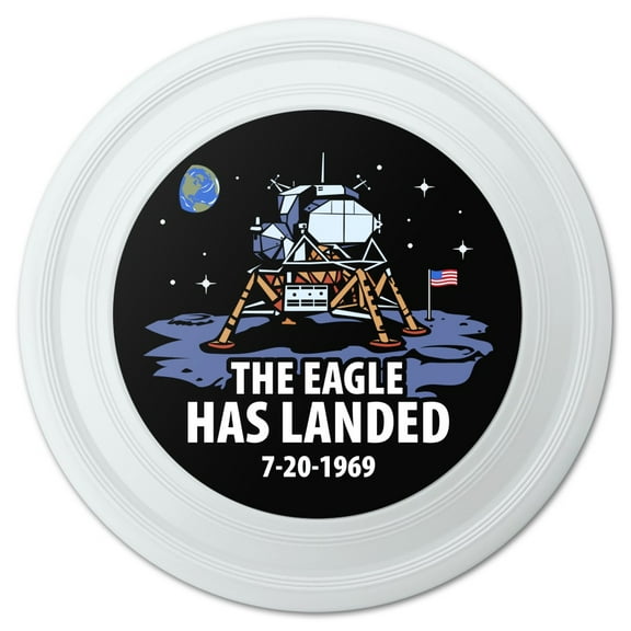 NASA Apollo 11 The Eagle Has Landed Moon Landing Novelty 9" Flying Disc