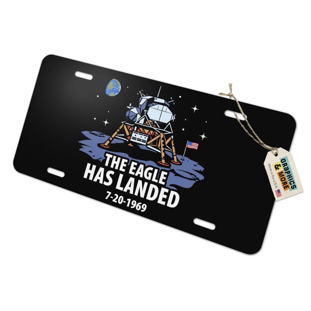 NASA Apollo 11 The Eagle Has Landed Moon Landing Novelty Metal Vanity ...