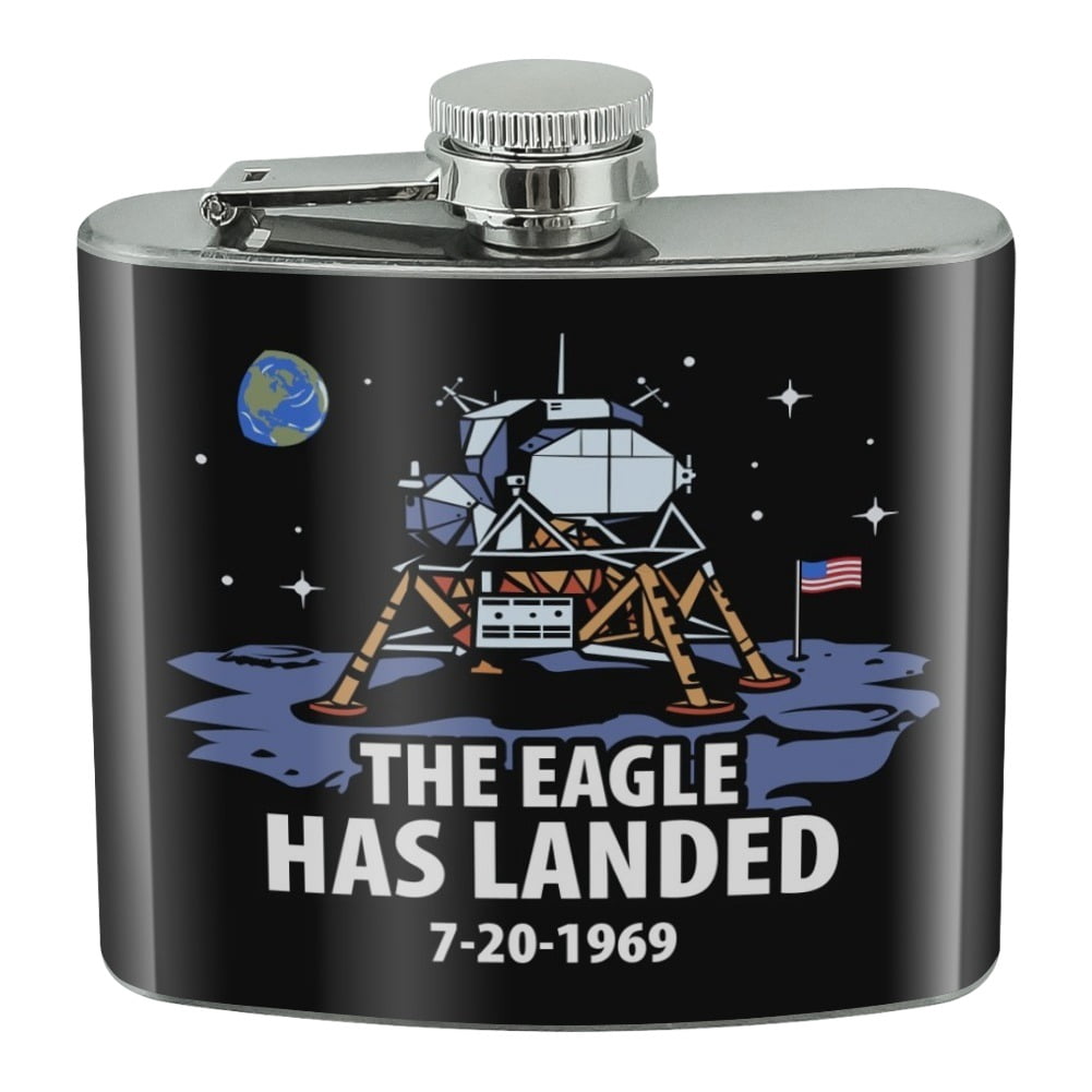 NASA Apollo 11 The Eagle Has Landed Moon Landing Stainless Steel 5oz ...