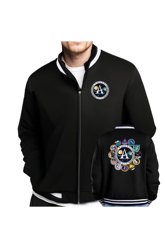 NASA Apollo Program Mission Logos Holloway V-Street Full-Zip Jacket-Large