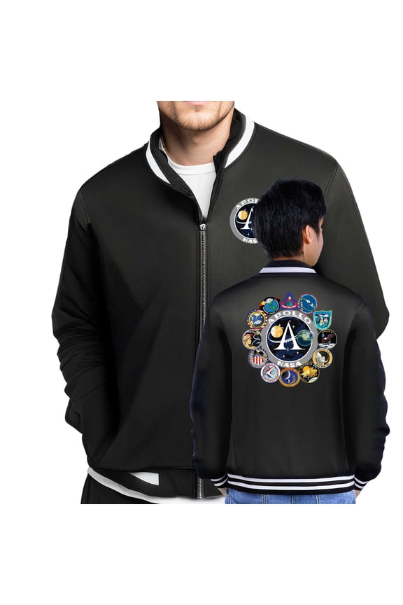 NASA Apollo Program Mission Logos Holloway V-Street Full-Zip Jacket-XXL