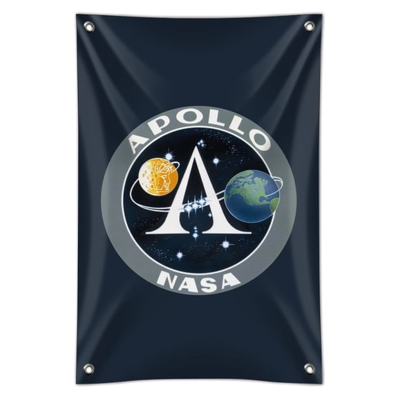 NASA Apollo Space Program Patch Home Business Office Sign