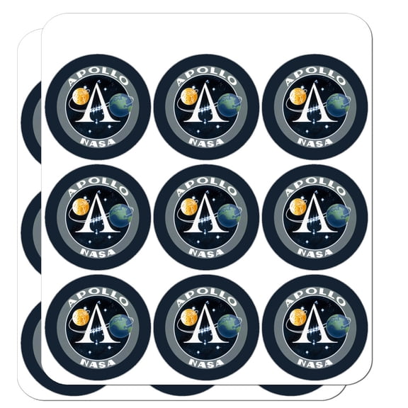 NASA Apollo Space Program Patch Planner Calendar Scrapbooking Crafting Stickers