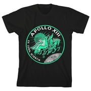 NASA Apollo XIII Lunar Horses Toddler Boys Black T-shirt-3T
