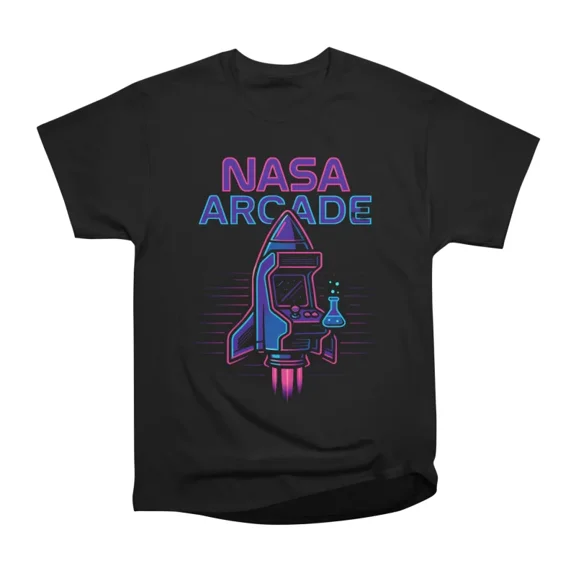 NASA Arcade T-Shirt Tee Gift For Him Merch For Her Apparel For Friend