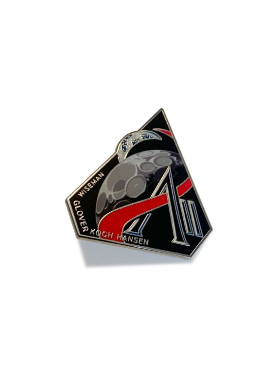 NASA Artemis 2 Mission Logo Enamel Pin