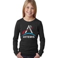 thumbnail image 1 of NASA Artemis Logo - Girl's Word Art Long Sleeve T-Shirt, 1 of 2