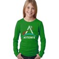 thumbnail image 1 of NASA Artemis Logo - Girl's Word Art Long Sleeve T-Shirt, 1 of 2