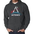 thumbnail image 1 of NASA Artemis Logo - Men's Word Art Hooded Sweatshirt, 1 of 2