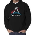 thumbnail image 1 of NASA Artemis Logo - Men's Word Art Hooded Sweatshirt, 1 of 2
