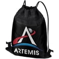 thumbnail image 1 of NASA Artemis Moon Logo Drawstring Backpack Sports Bag Sackpack 17" x 13", Perfect for Gym, Yoga or Practice, 1 of 5