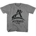 thumbnail image 1 of NASA Artemis Program Logo Graphite Heather Youth T-Shirt, 1 of 2