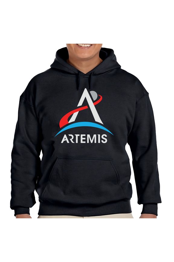NASA Artemis Program Logo Pullover Hoodie-Large