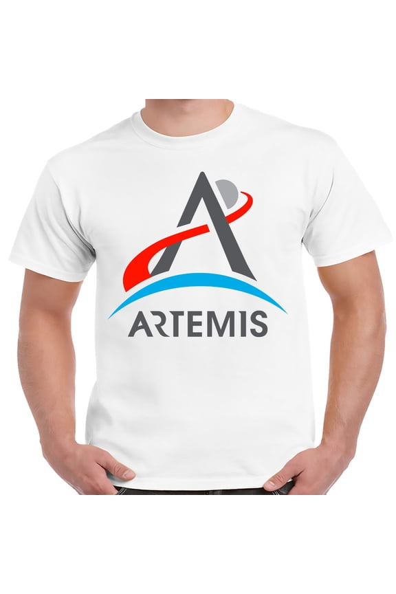 NASA Artemis Program Logo White Shirt-Large