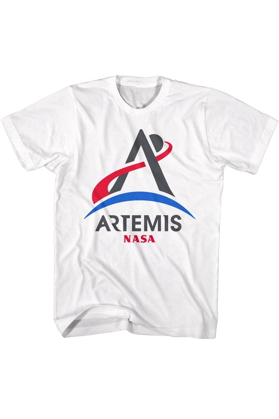 NASA Artemis Program Logo White T-Shirt