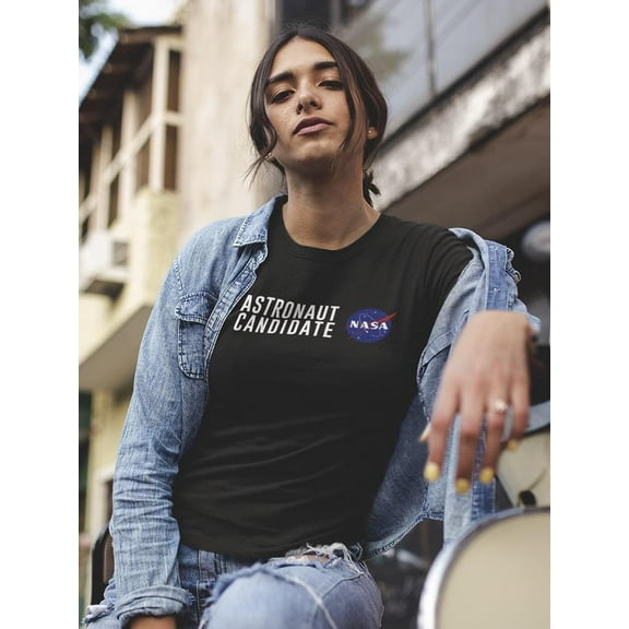 NASA Astronaut Candidate Design Women T-Shirt, Female Small