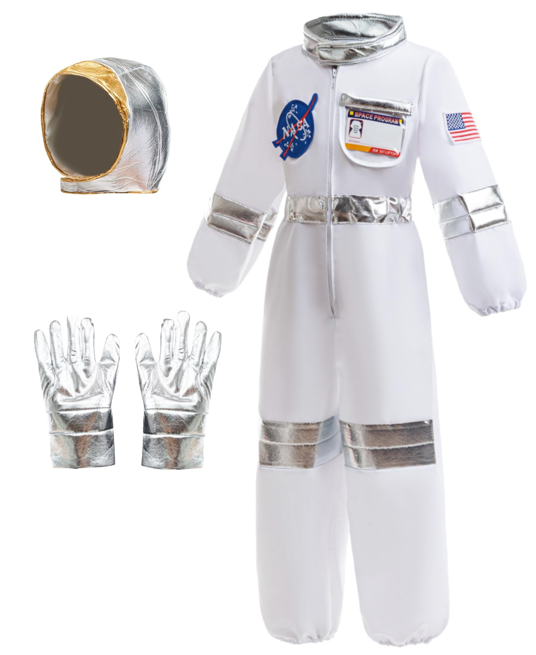 NASA Astronaut Costumes Spacesuit for Boys Girls Kids Space Jumpsuit ...
