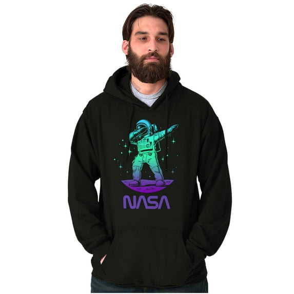NASA Astronaut Dab on the Moon Funny Hoodie Sweatshirt Women Men Brisco Brands S