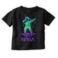 thumbnail image 1 of NASA Astronaut Dab on the Moon Funny Toddler Boy Girl T Shirt Infant Toddler Brisco Brands 12M, 1 of 6