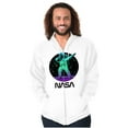 thumbnail image 1 of NASA Astronaut Dab on the Moon Funny Unisex Plus Size Zip Hoodie Brisco Brands 4X, 1 of 5