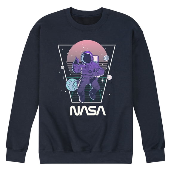 NASA Astronaut - Men's Crew Neck Fleece Pullover