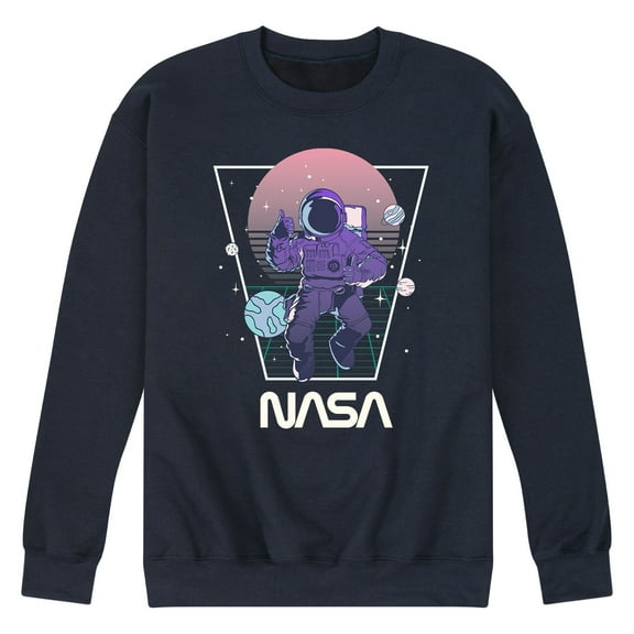 NASA Astronaut - Men's Crew Neck Fleece Pullover