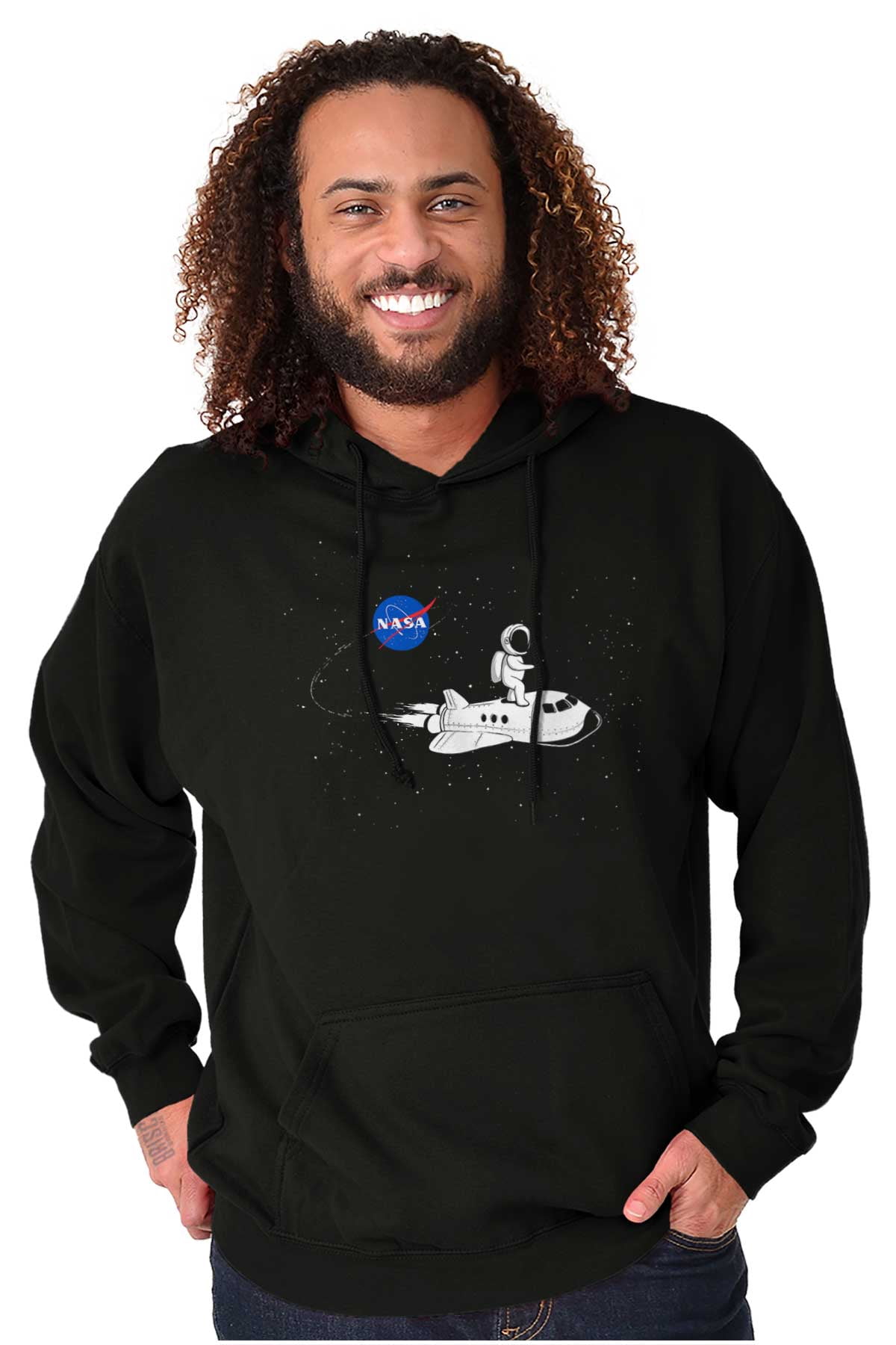 NASA Astronaut Space Shuttle Surfing Hoodie Sweatshirt Women Men Brisco ...