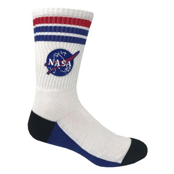 NASA Athletic Crew Socks, OSFM (8-13)