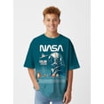 thumbnail image 1 of NASA Boys Oversized Dip Dye Graphic Tee, Sizes 4-18, 1 of 6