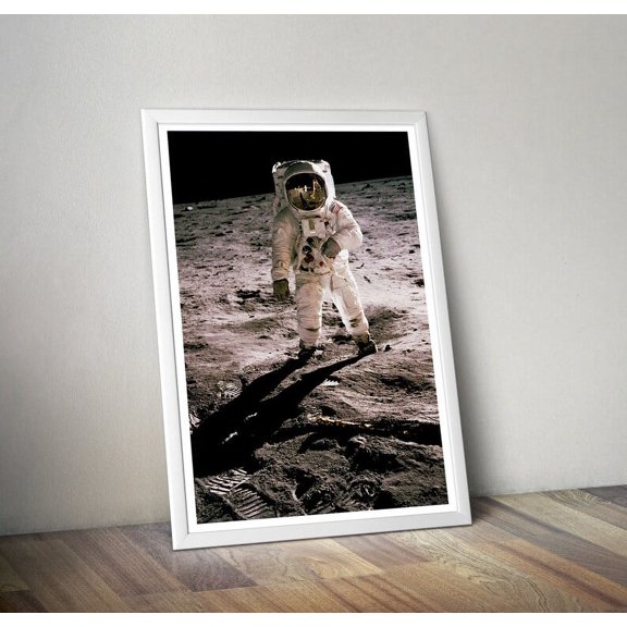 NASA Buzz Aldrin On The Moon Famous Photograph Poster