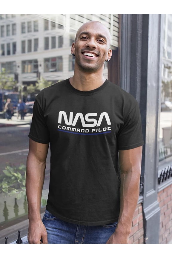 Command Pilot. Men T-Shirt, Male Small