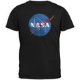 thumbnail image 1 of NASA Distressed Logo Black Adult T-Shirt - X-Large, 1 of 1