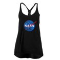 thumbnail image 1 of NASA Distressed Logo Juniors Twist Tank Top Black X-LG, 1 of 1