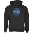 thumbnail image 1 of NASA Distressed Logo Mens Hoodie Charcoal Heather SM, 1 of 1