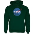 thumbnail image 1 of NASA Distressed Logo Mens Hoodie Forest Green LG, 1 of 1