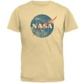 thumbnail image 1 of NASA Distressed Logo Mens T Shirt Yellow Haze MD, 1 of 1