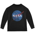 thumbnail image 1 of NASA Distressed Logo Toddler Long Sleeve T Shirt Black 2T, 1 of 1
