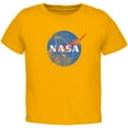 thumbnail image 1 of NASA Distressed Logo Toddler T Shirt Gold 2T, 1 of 1