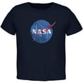 thumbnail image 1 of NASA Distressed Logo Toddler T Shirt Navy 2T, 1 of 1