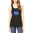 thumbnail image 1 of NASA Distressed Logo Womens Flowy Racerback Tank Top Black 2XL, 1 of 1