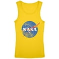 thumbnail image 1 of NASA Distressed Logo Youth Girls Tank Top Yellow YLG, 1 of 1