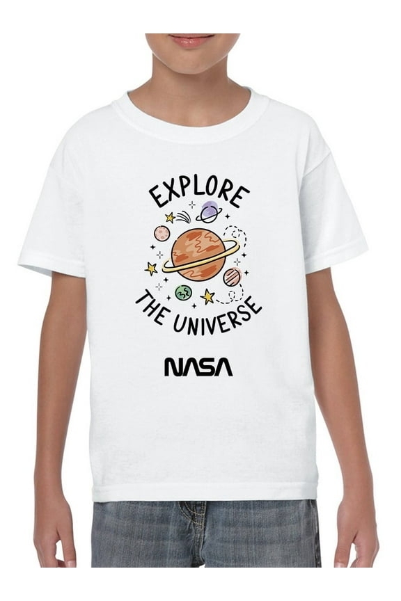 Explore The Universe T-Shirt Juniors -NASA Designs,  Medium
