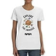 thumbnail image 1 of NASA Explore The Universe T-Shirt Women -NASA Designs, Female 4X-Large, 1 of 4