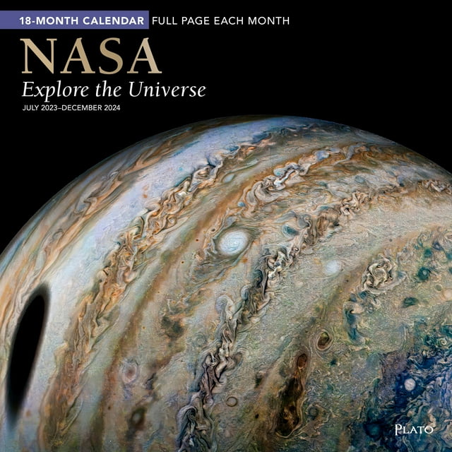 NASA Explore the Universe 2024 12x24" 18 Month Wall Calendar Jul