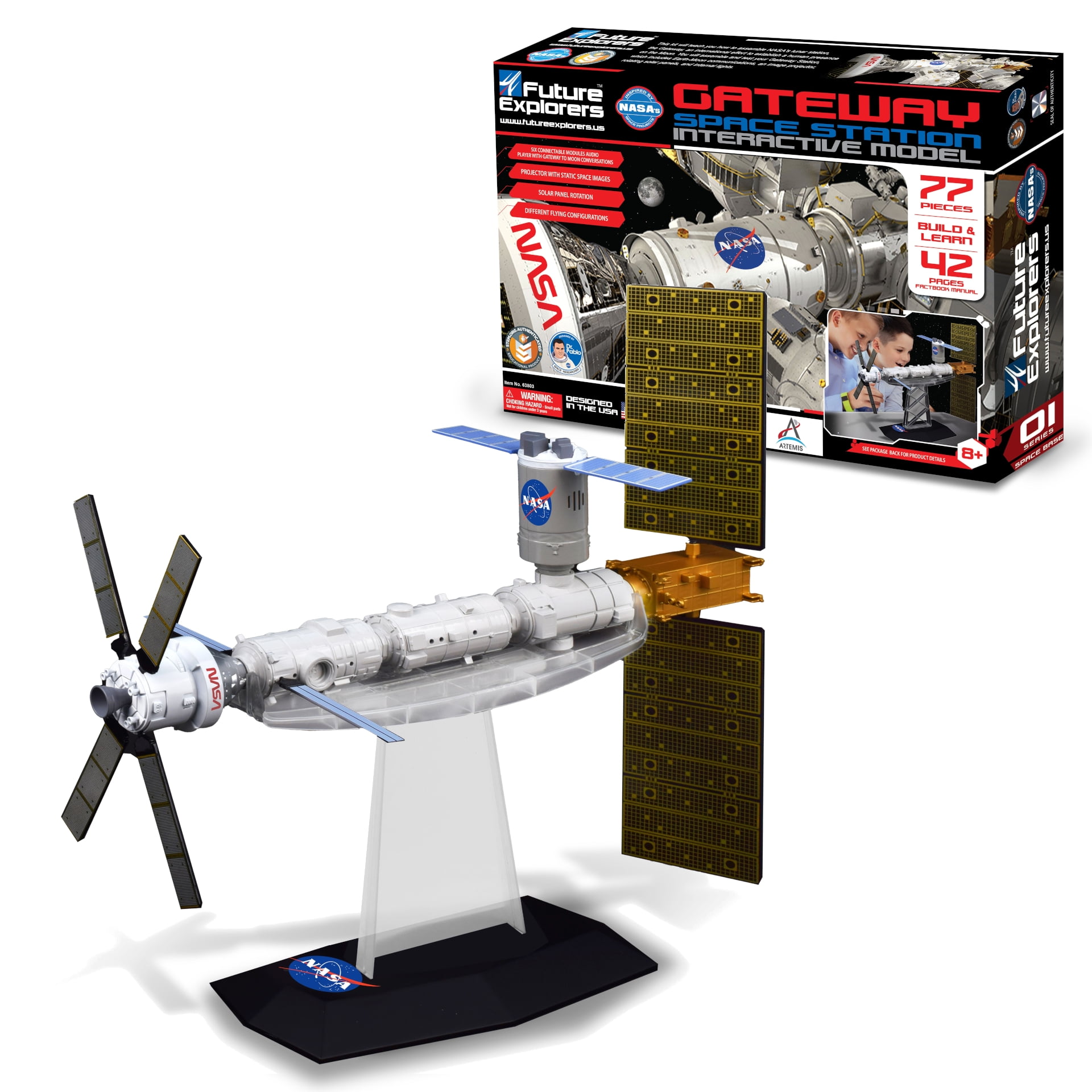 capsule idol fancy space station 3枚セット NASA Future Explorers - Gateway Space Station Interactive Model