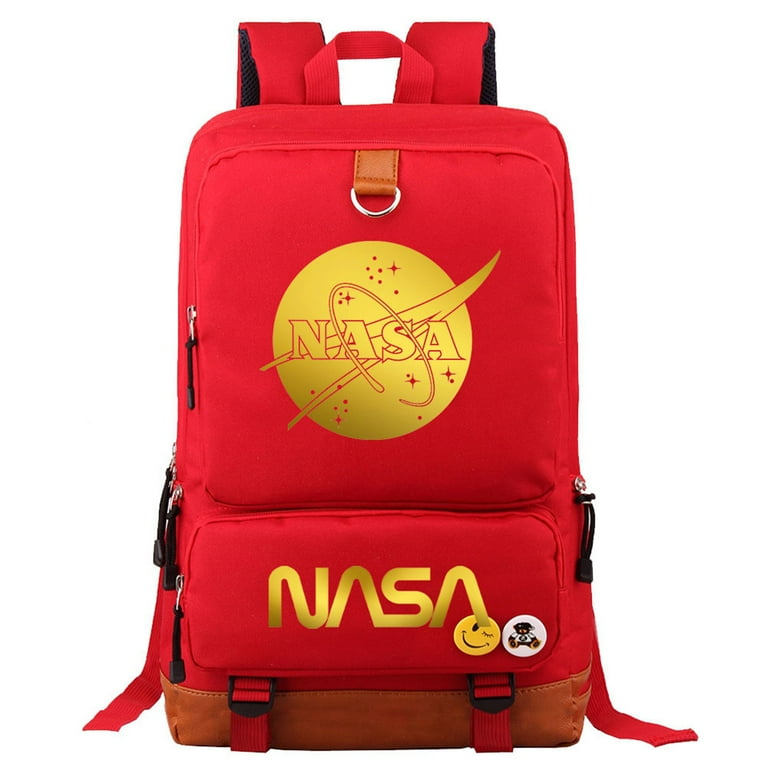 NASA Graphic Daypack Wear Resistant Travel Bag-Casual Backpack