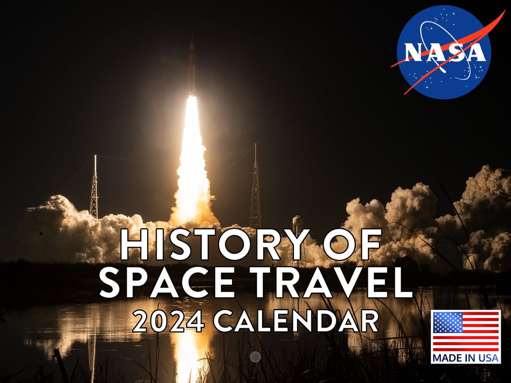 NASA History of Space Travel Calendar 2024