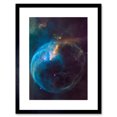 thumbnail image 1 of NASA Hubble Space Telescope Bubble Nebula NGC 7635 Cassiopeia Artwork Framed Print Wall Art 9X7 Inch, 1 of 5